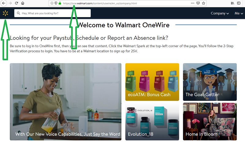 Walmart Onewire login - One Walmart com